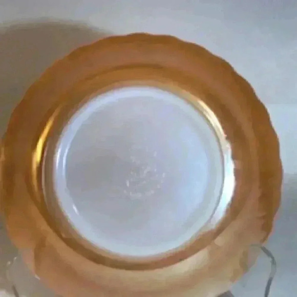 Vintage Anchor Hocking Fire King Peach Luster Bowl - Picture 3 of 5